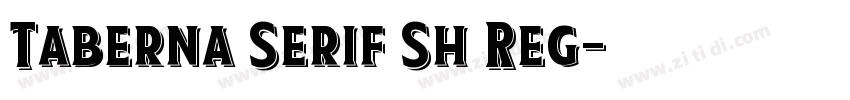 Taberna Serif Sh Reg字体转换